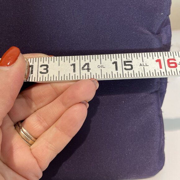 Travelon Shoulder Bag Purse Purple 3 Compartments RDIF Anti-Theft Nylon EUC - Picture 11 of 16